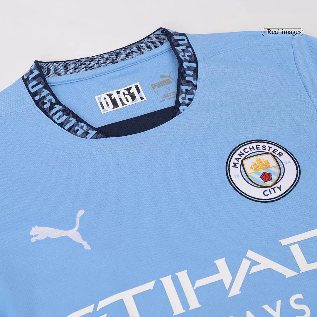 Manchester City Soccer Jersey Home Custom Shirt 2024/25