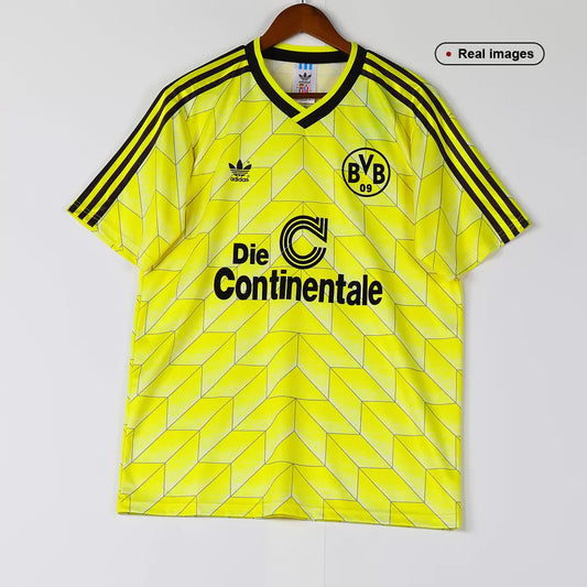 Borussia Dortmund Retro Jersey Home Soccer Shirt 1988