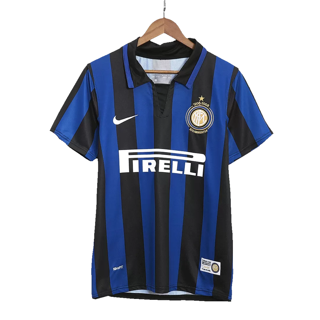 Inter Milan Jersey Custom Home Soccer Retro Jersey 2007/08