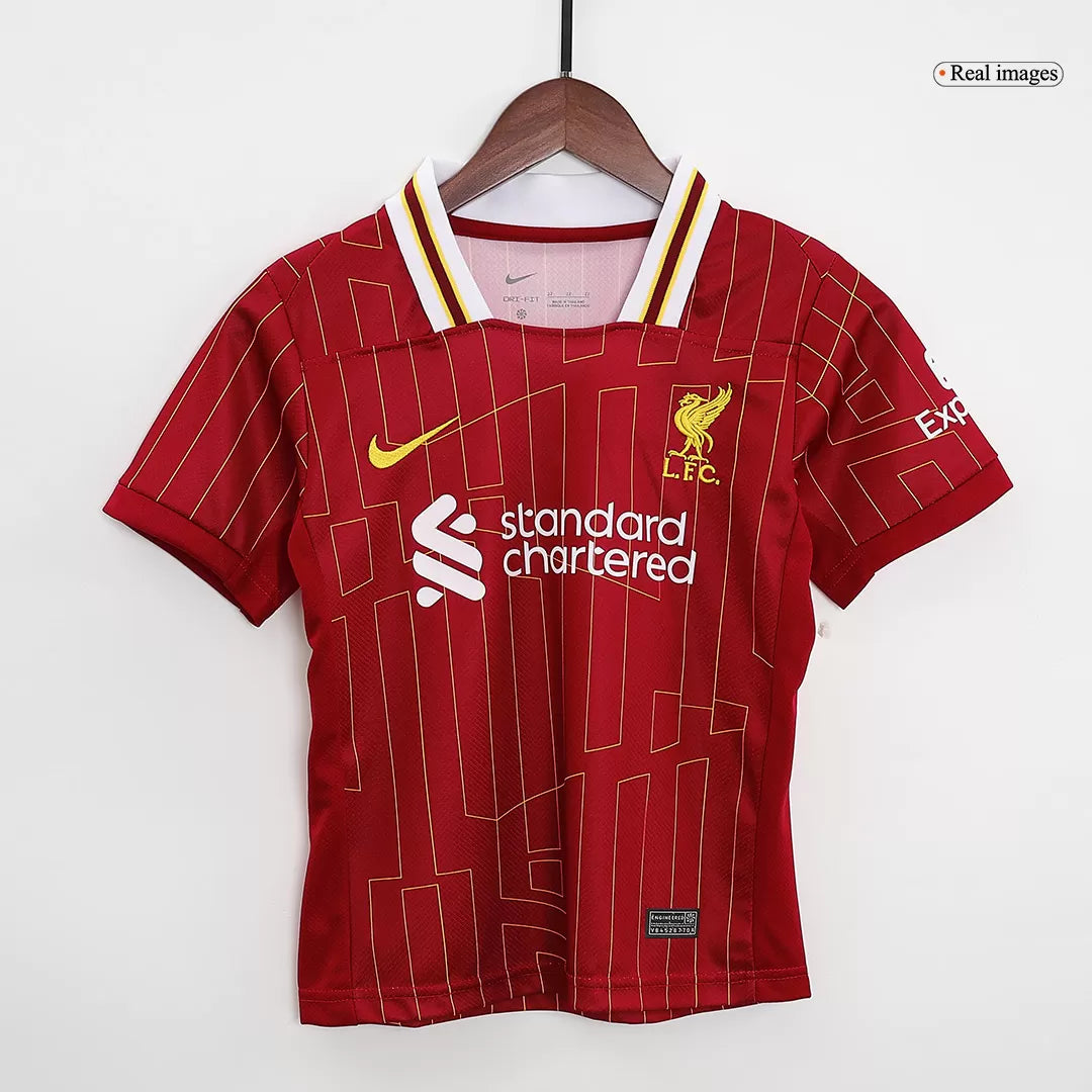 Kids Liverpool Home Soccer Kits 2024/25