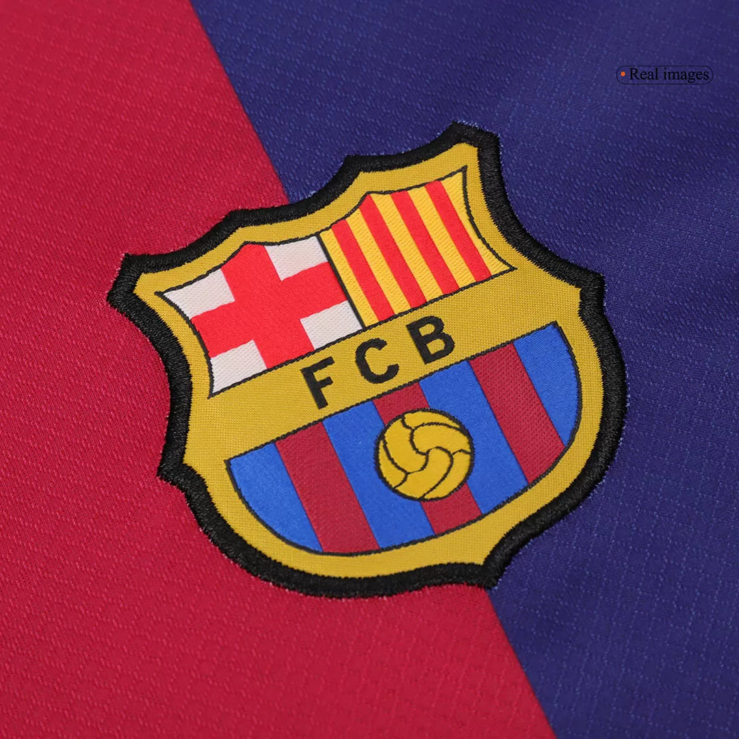 Barcelona Retro Jersey Home Long Sleeve Soccer Shirt 2024/25