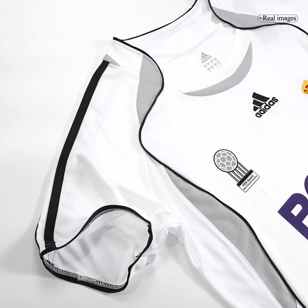 Real Madrid Retro Jersey Home Soccer Shirt 2006/07