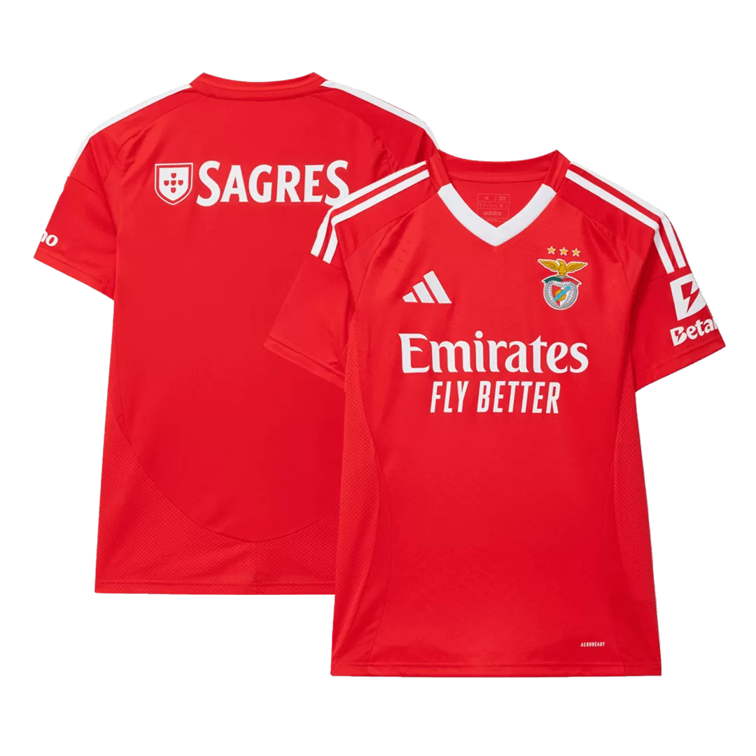 Benfica Soccer Jersey Home Custom Shirt 2024/25