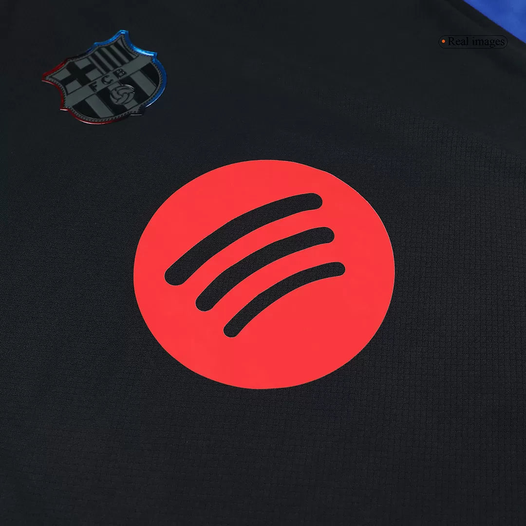 Barcelona Soccer Jersey Away Custom Shirt 2024/25 Spotify Logo Without Text