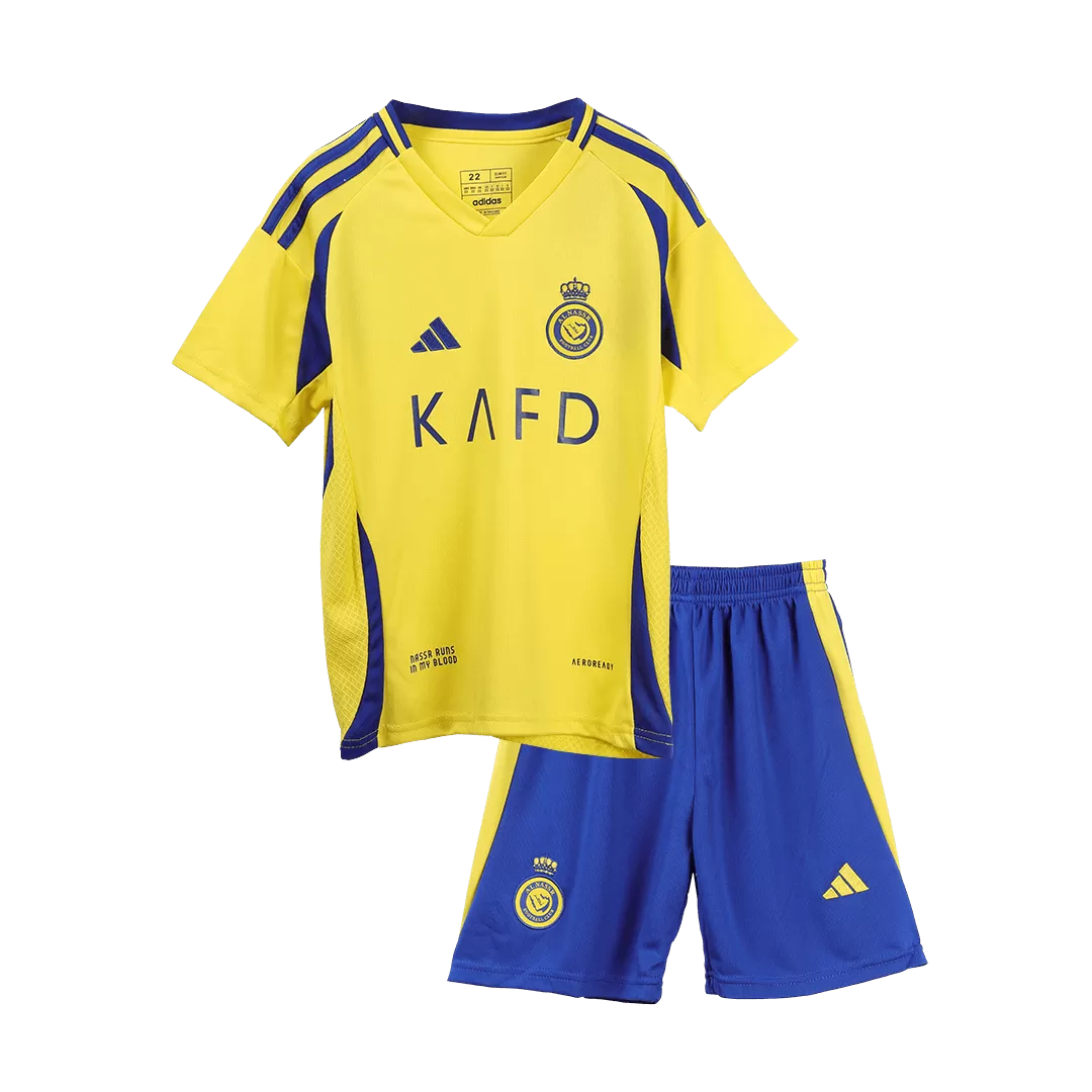 Kids Al Nassr Custom Home Full Soccer Kits
2024/25