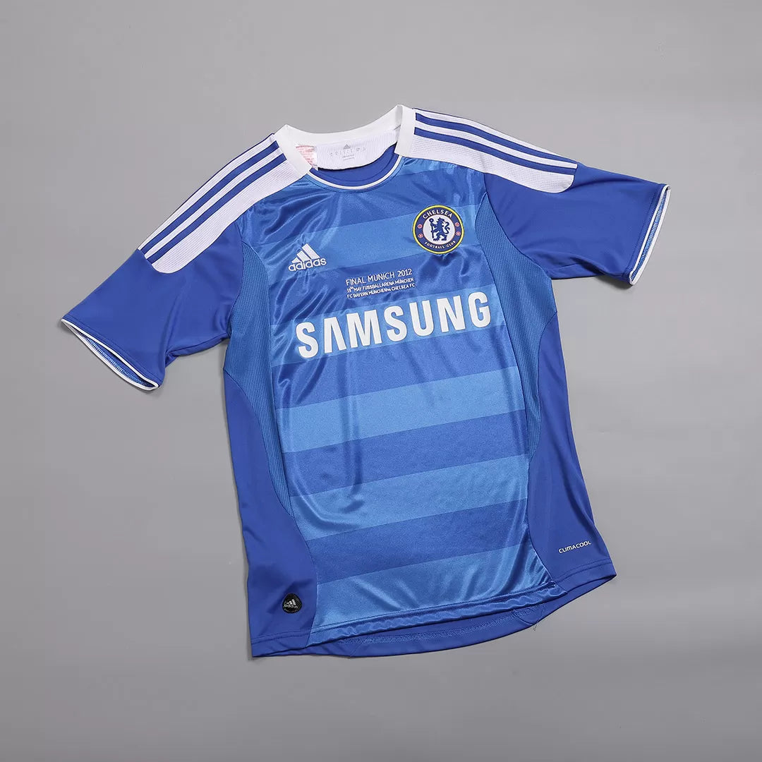 Chelsea Retro Jersey Home Soccer Shirt 2011/12 -UCL