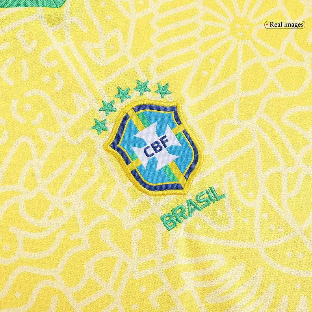 Kids Brazil Custom Home Full Soccer Kits
2024