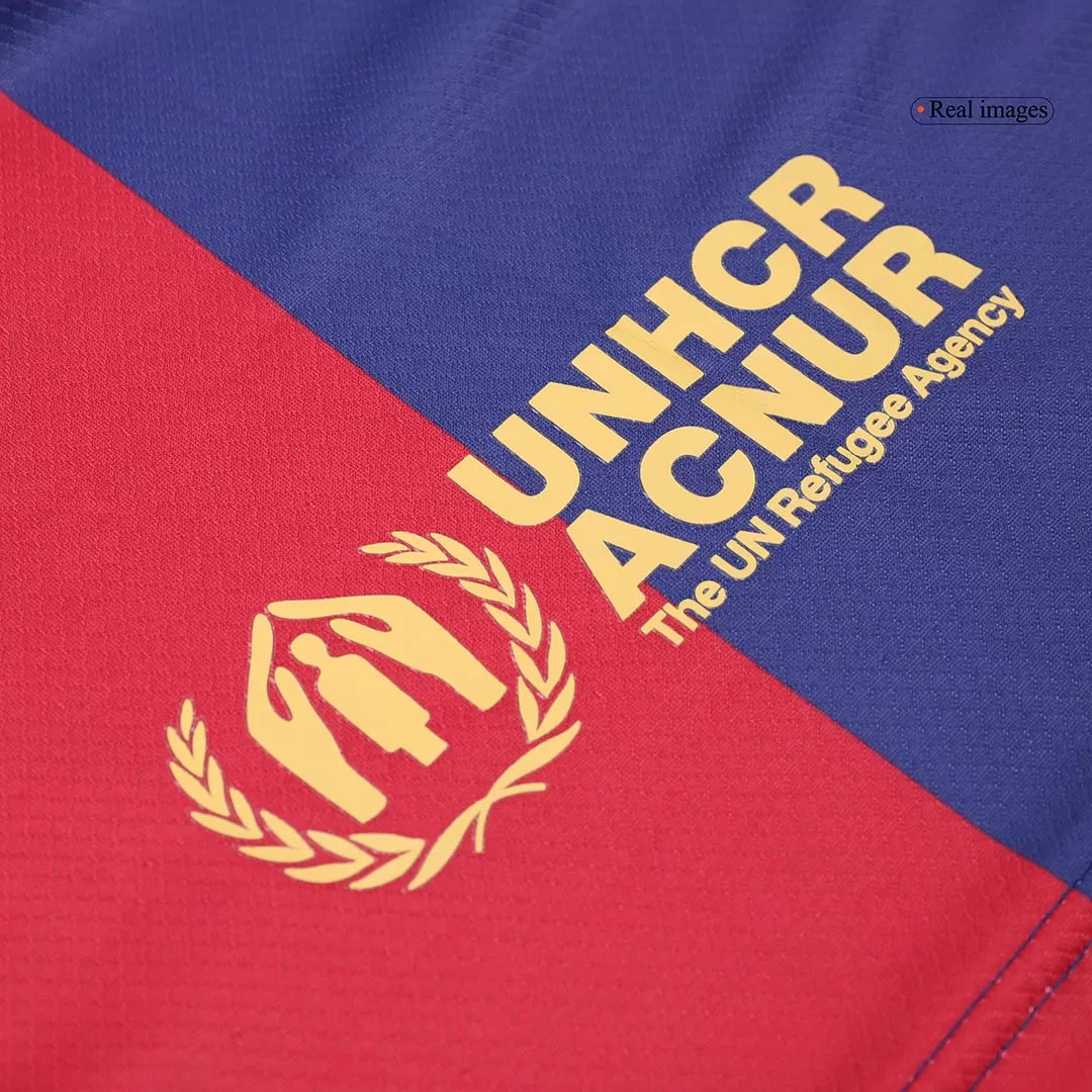 Kids Barcelona Custom Home Soccer Kits 2024/25