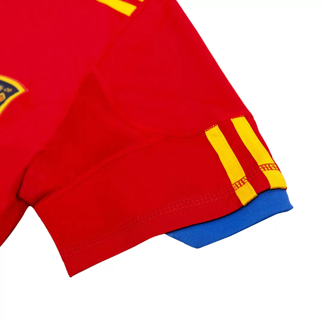 Spain Retro Jersey Home Soccer Shirt 2010