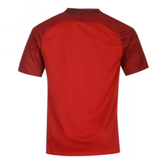 Portugal Retro Jersey Home Soccer Shirt 2016