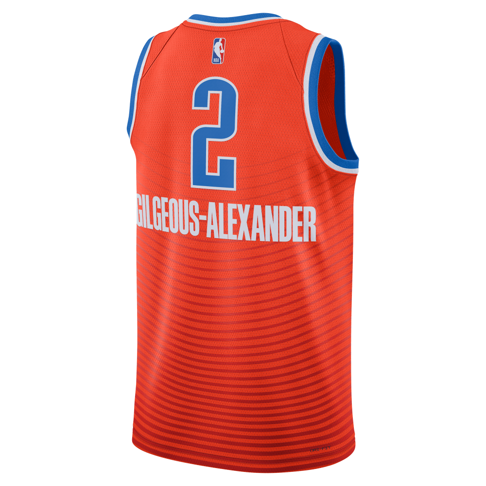 NBA Shai Gilgeous Alexander Oklahoma City Thunder Jordan Statement Edition Jersey